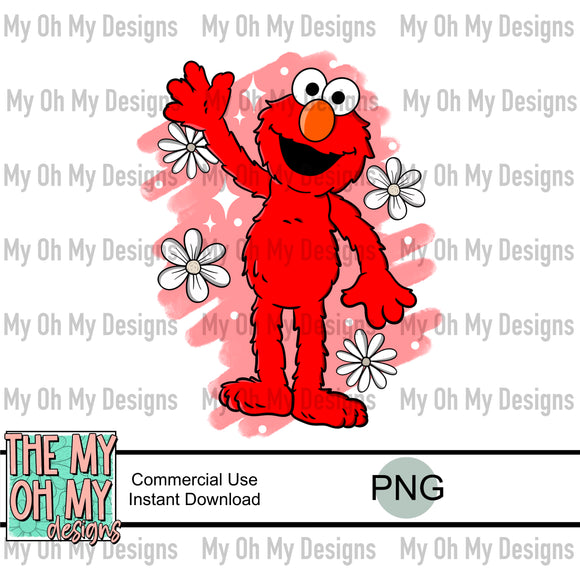 Red monster - PNG File