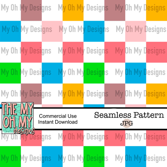 Colorful checkerboard - Seamless File
