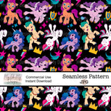 Ponies, Pony - Seamless File