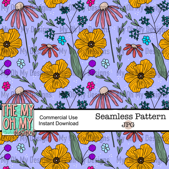 Flowers, floral - Seamless File