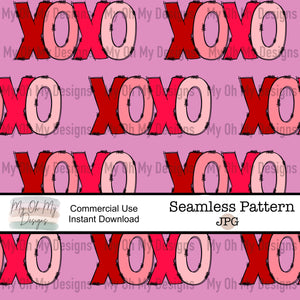 Xoxo, Valentines Day - Seamless File