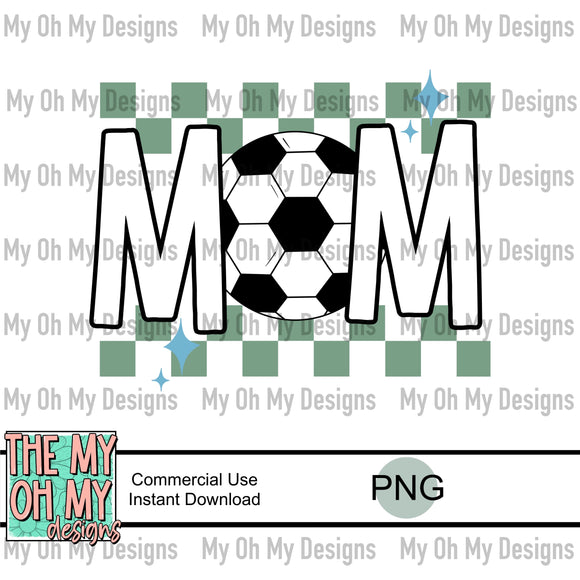 Mom, soccer - PNG file