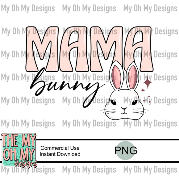 Mama bunny, Easter - PNG File