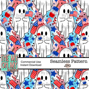 4th of July Ghost - Seamless File