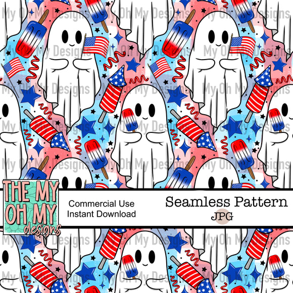 4th of July Ghost - Seamless File