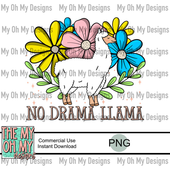No drama llama - PNG File