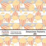 Popcorn, stripes - Seamless File