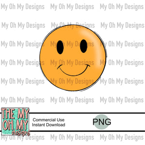Smile Face clipart - PNG File