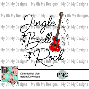 Jingle bell rock, winter, Christmas - PNG file