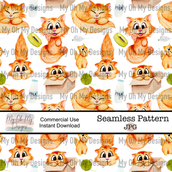 Cat / Kitten - Seamless File