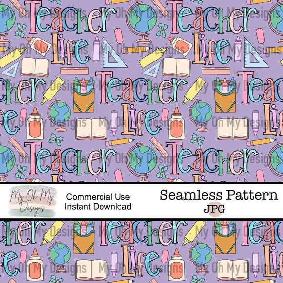 Teacher Life - Seamless File
