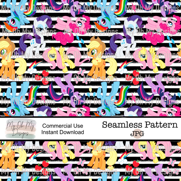 Ponies, Pony - Seamless File