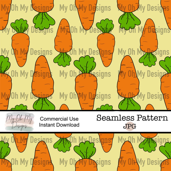 Carrot, Easter - Seamless File