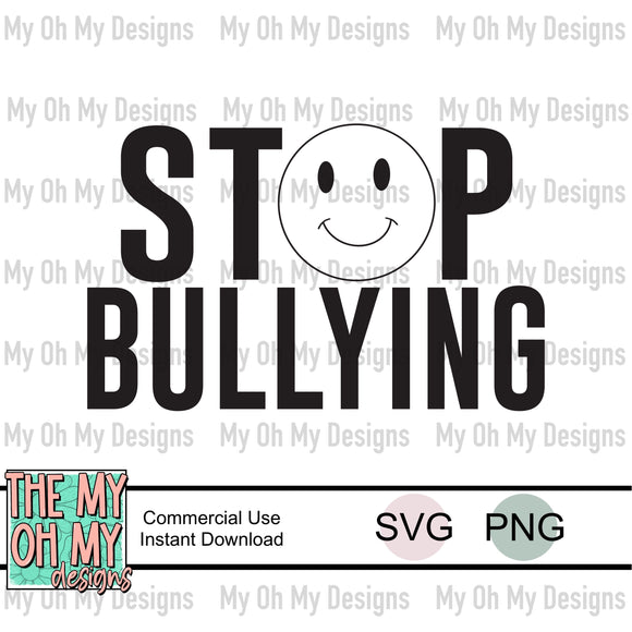 Stop bullying, anti bully - PNG & SVG File