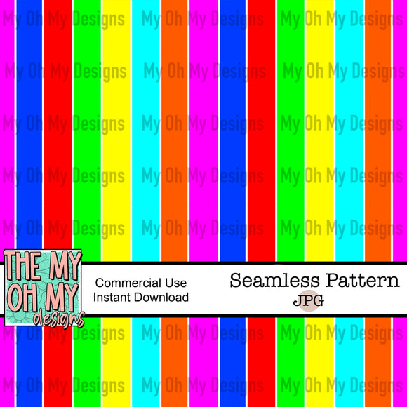 Neon Stripes - Seamless File