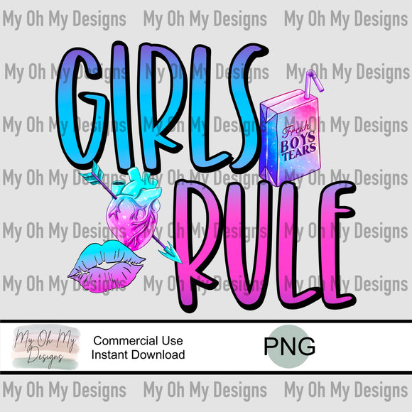 Girls rule - PNG File