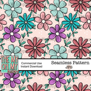 Flowers, floral - Seamless File