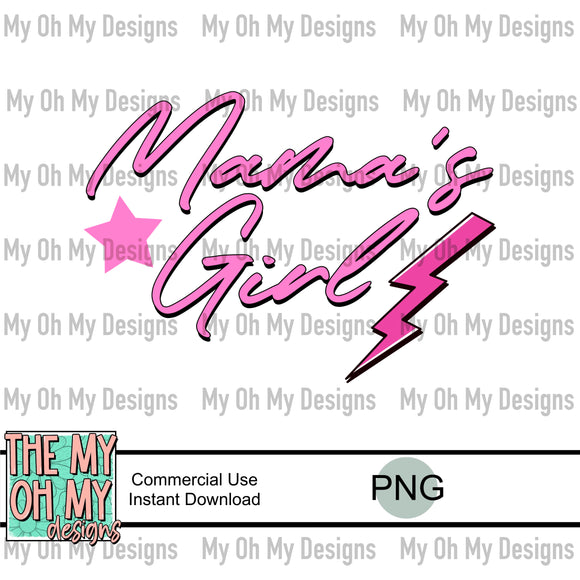 Mamas Girl - PNG File