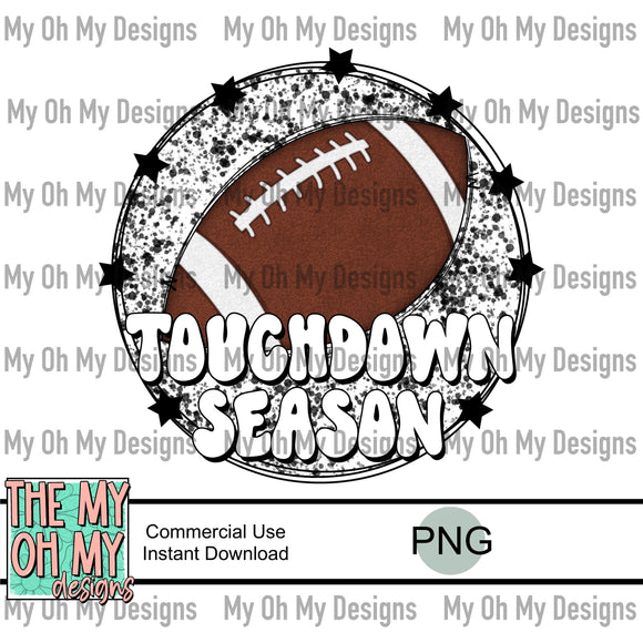 Touchdown season, football - PNG File