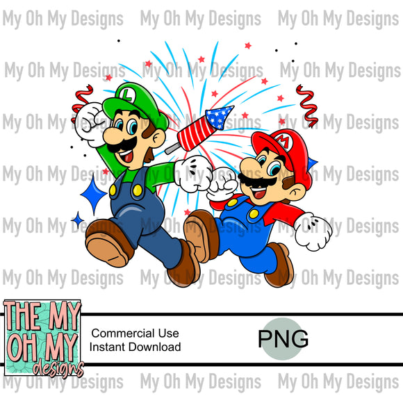 Video game, 4th of July - PNG File