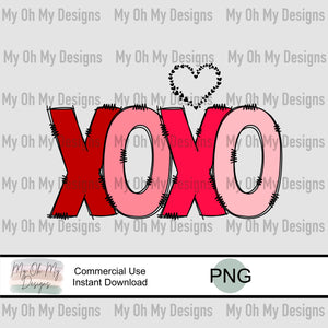 Xoxo, Valentines Day - PNG File