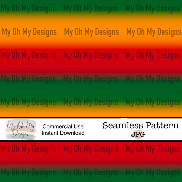 Red Green Orange ombré - Seamless File