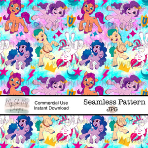 Ponies, Pony - Seamless File