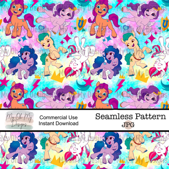 Ponies, Pony - Seamless File