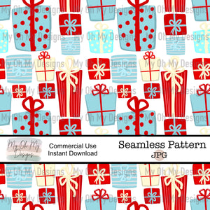 Christmas Presents, winter gifts - Seamless File