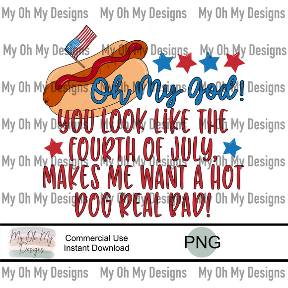 You look like the 4th of July, makes me want a hot dog real bad - PNG File