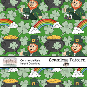 Leprechaun, St Patrick’s Day - Seamless File