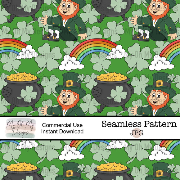 Leprechaun, St Patrick’s Day - Seamless File