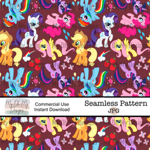 Ponies, Pony - Seamless File