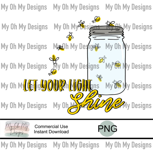 Fireflies, Firefly, Let your light shine - PNG file