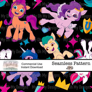 Ponies, Pony - Seamless File