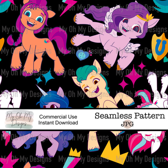 Ponies, Pony - Seamless File