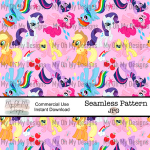 Ponies, Pony - Seamless File