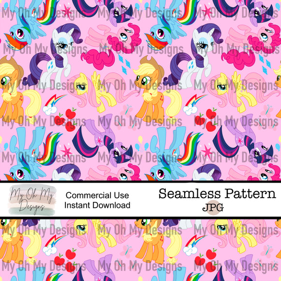 Ponies, Pony - Seamless File