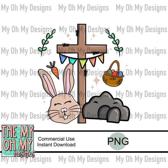 Easter, religious - PNG File
