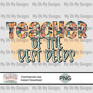 Teacher of the best peeps, Easter - PNG File