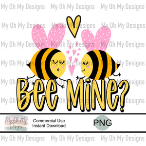 Bee Mine, love - PNG File