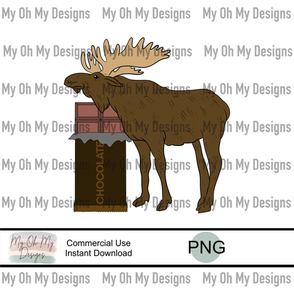 Chocolate Mousse, moose - PNG File