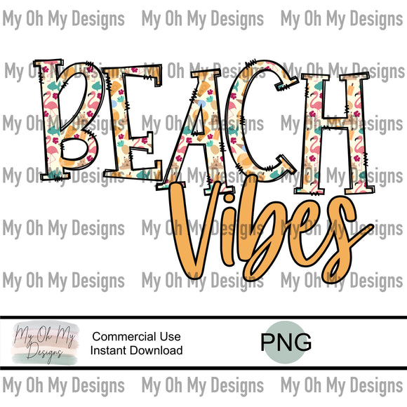 Beach Vibes - PNG File