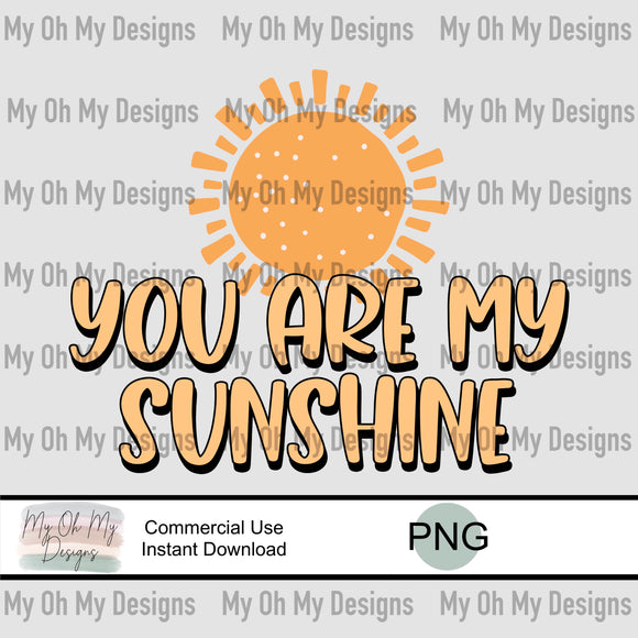You are my sunshine - PNG File