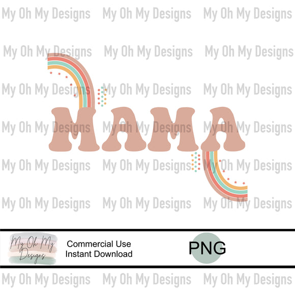 Mama, retro - PNG file