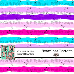 Messy Stripes, Neon - Seamless File