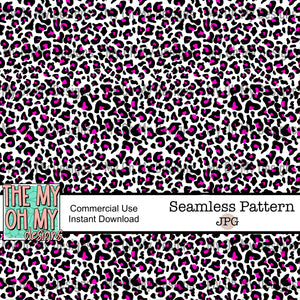 Pink leopard print - Seamless File