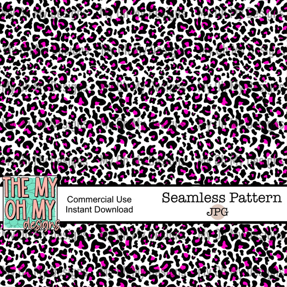Pink leopard print - Seamless File