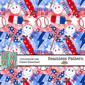 4th of July - Seamless File