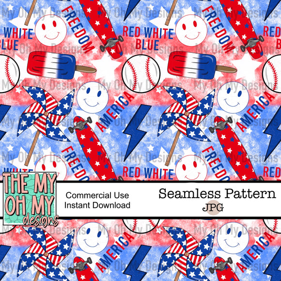 4th of July - Seamless File